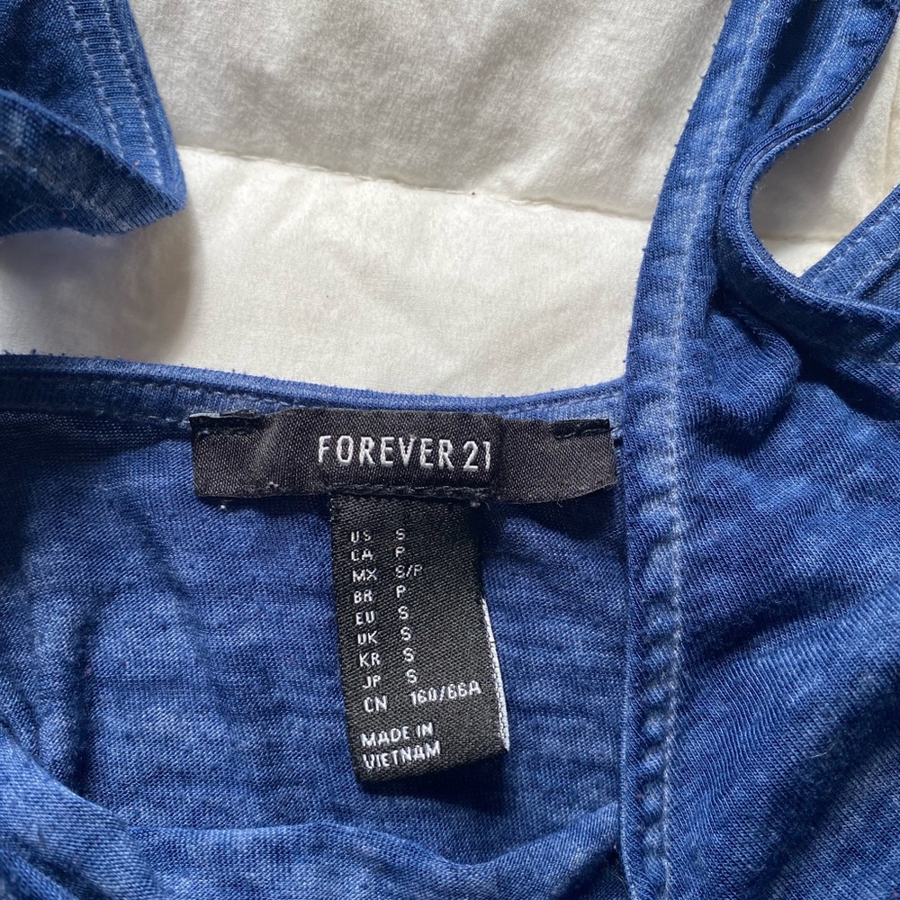 Blue stretchy romper